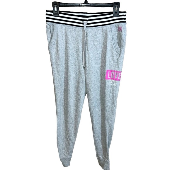 Victoria Secret Sweat Pants Women’s Size S Gray Joggers - Picture 1 of 6